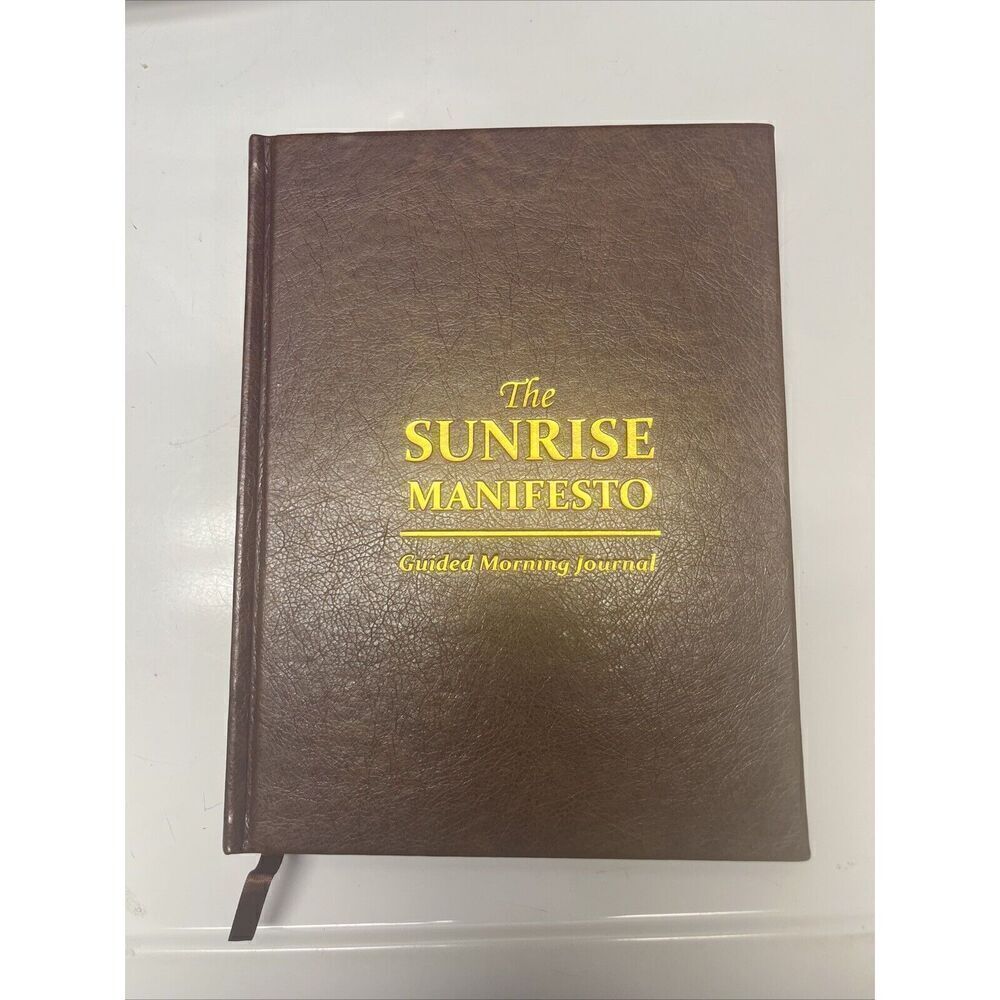 Salt Wrap The Sunrise Manifesto Guided Morning Journal  Reflection Self-Care